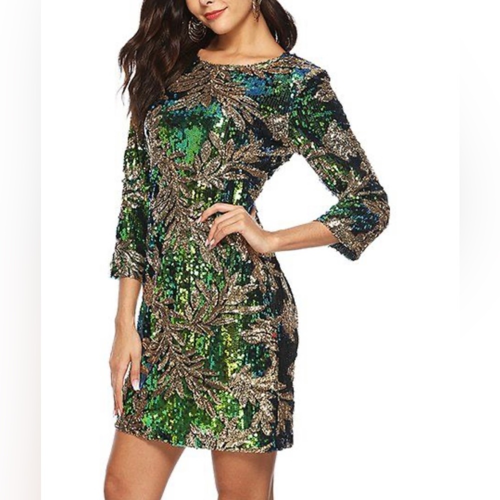 Vicky and Lucas Sequin Dress